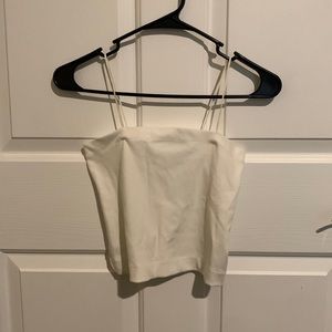 Square neck crop top